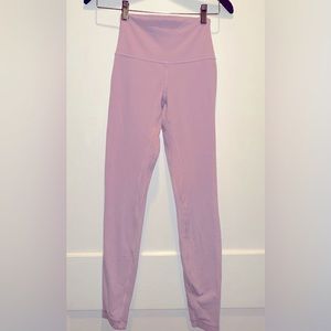 lululemon Fast and Free Brushed Fabric High-Rise Tight 28", size 4